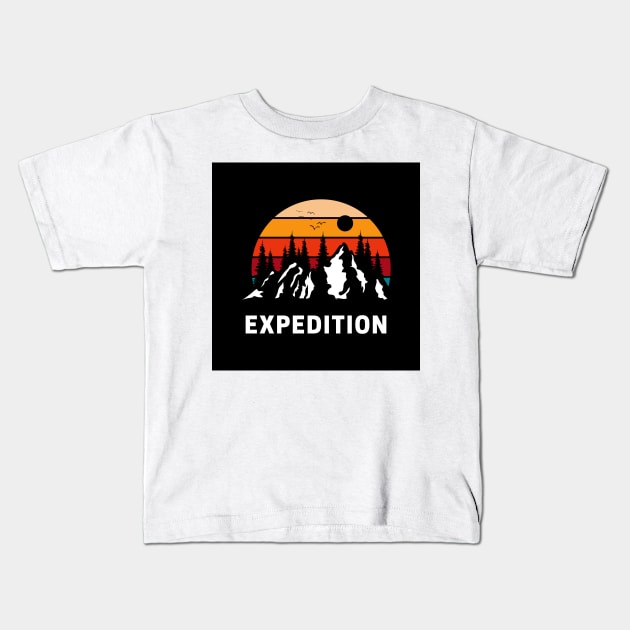 Expedition Kids T-Shirt by Pearsville